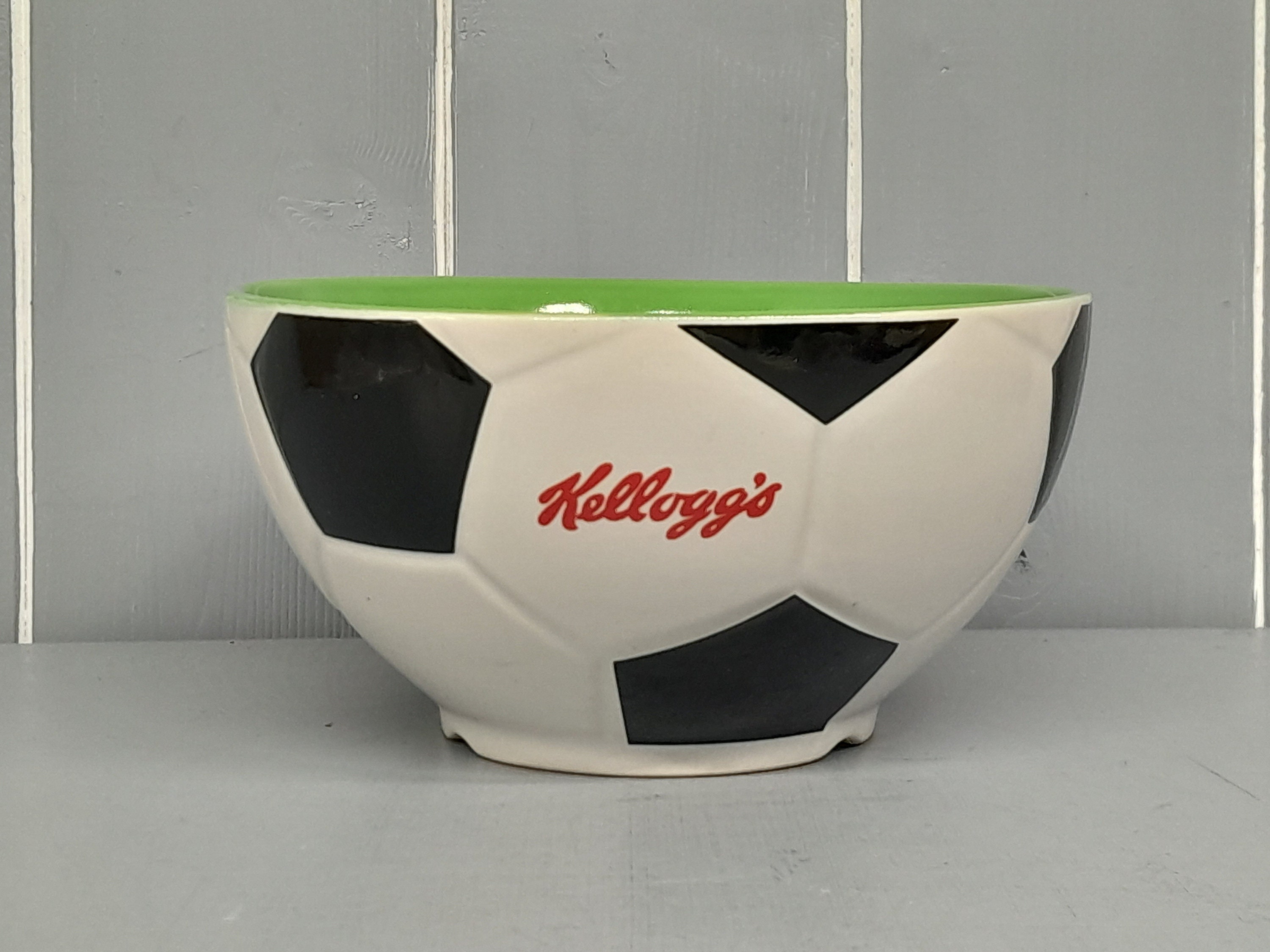 kelloggs football cereal bowl